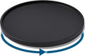 Lazy Susan Organizer for Kitchen, Bamboo Turntable for Cabinet, Large（Black） by VERTORGAN