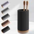 Matani Bamboo Toothbrush Holder Diatomite Tooth Brush Organizer by Matani