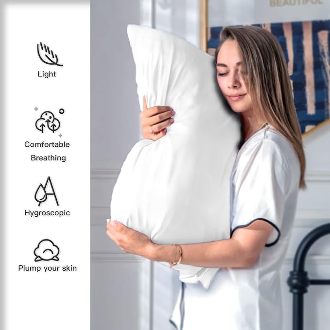 Mulberry Silk Pillowcase for Hair and Skin Pillow Case - Image 3