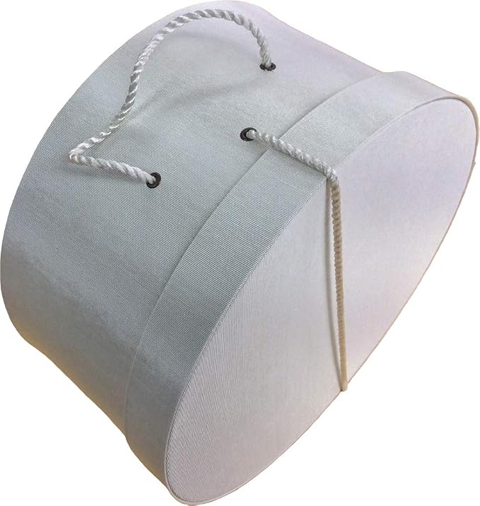 Sarah's Hat Boxes Classic Ivory Hat Box – 12.75" x 6.5" Handmade in USA – - Image 2