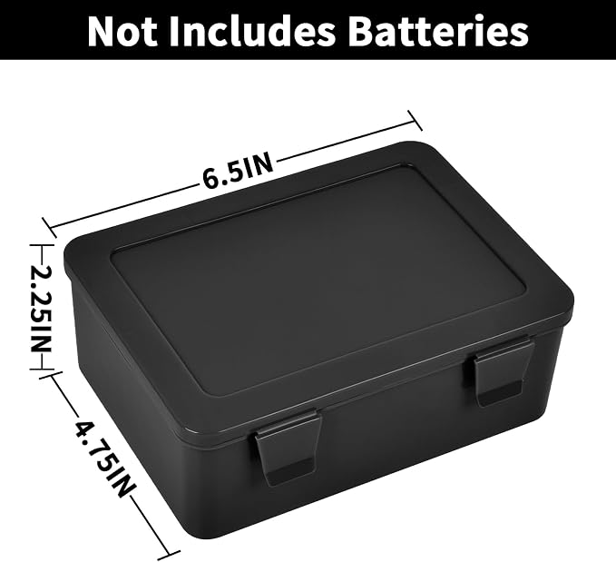 FULLCASE Battery Storage Organizer Holder Holds 54 AA AAA Batteries, Box Cases - Image 3