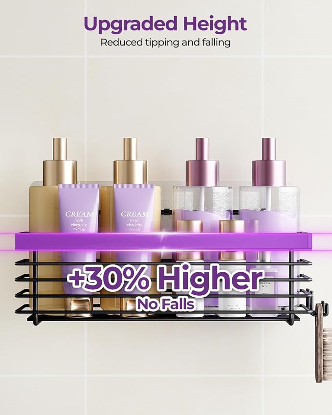 ODesign Shower Caddy 3 Pack SUS304 Stainless Steel-No Drilling-Shower Bathroom - Image 4