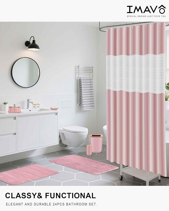 Bathroom Accessories Set, 24 Pieces Bathroom Accessory Set - Image 2