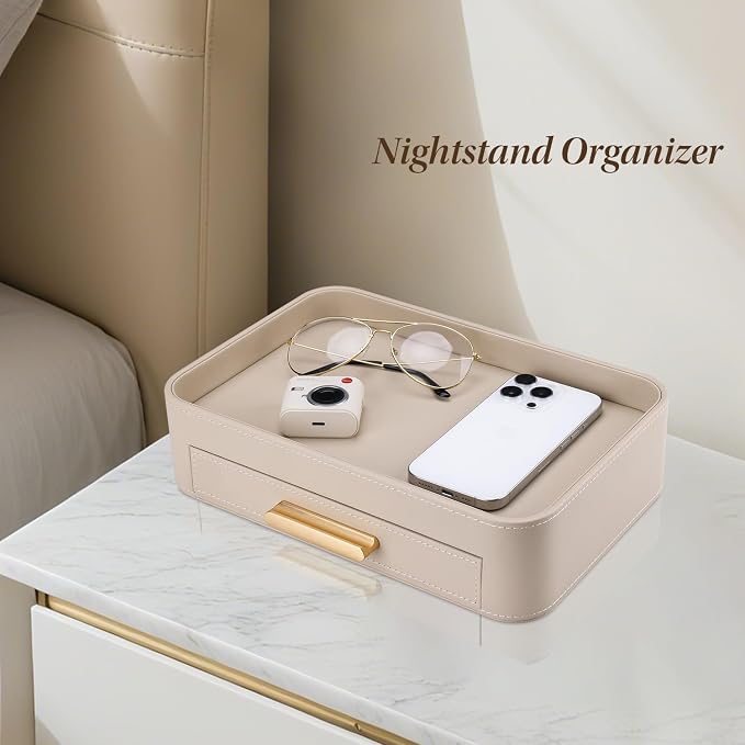 GORESE Valet Jewelry Tray Nightstand Organizer - Image 4