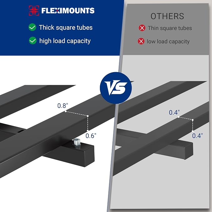 FLEXIMOUNTS 2-Pack 2x6ft Heavy Duty Garage Wall Shelving, 800lbs Capacity - Image 6