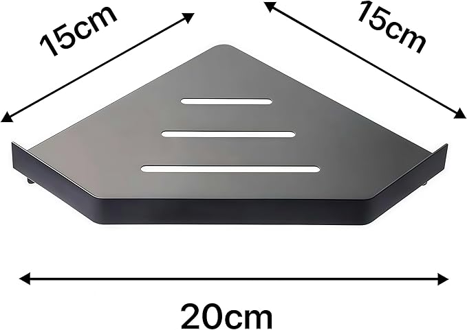 Lavatory Bathroom Corner 304 Stainless Steel Shelf Wall Mount Triangular - Image 3