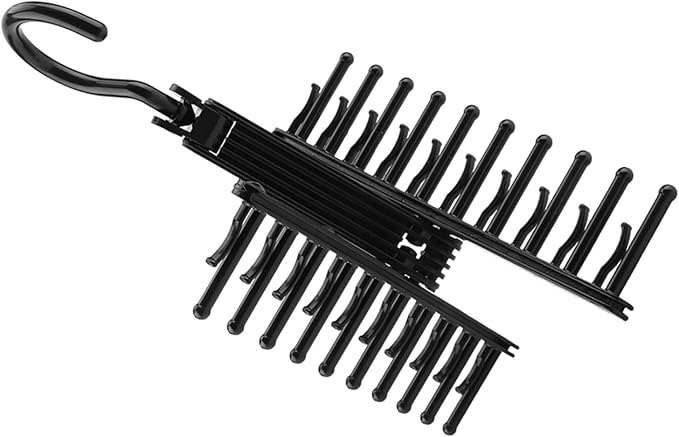 TOPINCN Adjustable Cross X Tie Rack Belt Scarves Hook Hanger Holder Organizer - Image 7