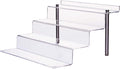 Acrylic Riser Shelf 4 Tier Clear Display Stand by CECOLIC