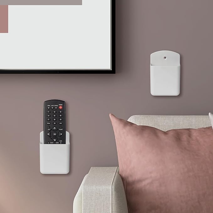 3 Pcs Wall Remote Control Holders TV Controller Holder Self Adhesive Marker - Image 3