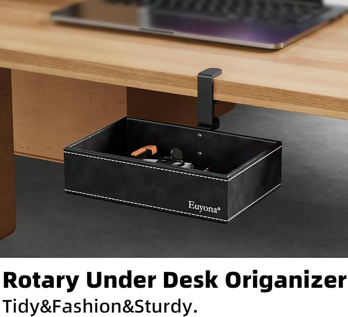 PU Leather Under Desk Organizer - Image 2