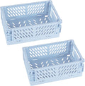 Tixill 2-Pack Mini Foldable Plastic Baskets by TixillMiniPlasticBasket