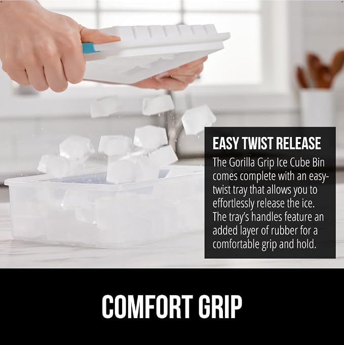 GORILLA GRIP BPA-Free Easy Release Ice Cube Tray - Image 4