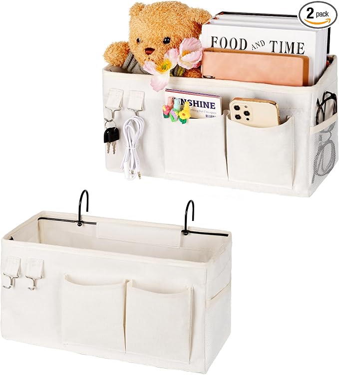 Bedside Caddy Bedside Organizer Hanging Storage Bag by frjjthchy