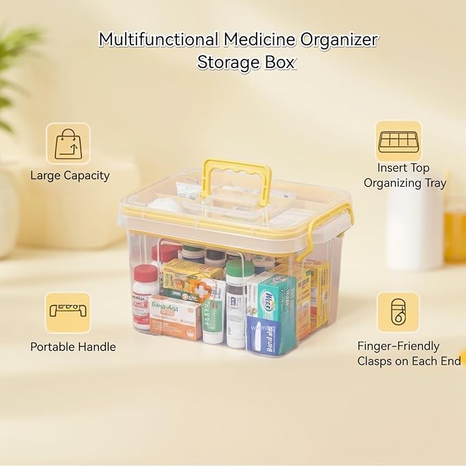 Pulseplay Clear Storage Box Container - Image 3