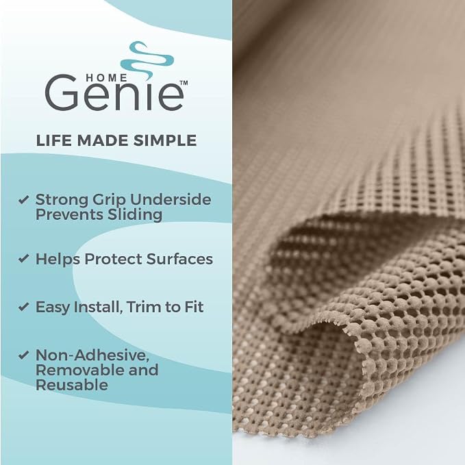 HOME GENIE Shelf Drawer and Cabinet Liner, Durable - Image 2