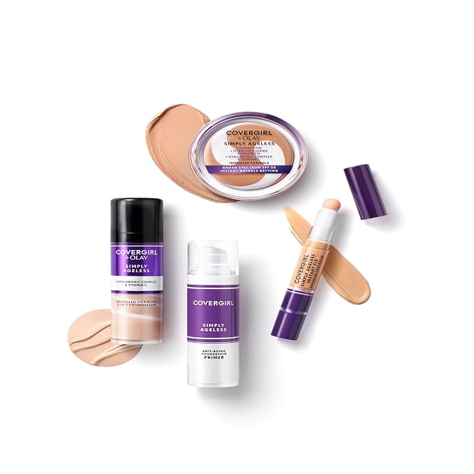 COVERGIRL+Olay Simply Ageless 3-in-1 Liquid Foundation Classic Ivory, 1 Ounce - Image 10