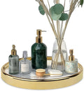 Round Marble Decorative Tray, Coffee Table, Perfumes and Home Decor, Luxury by Decor+Trends