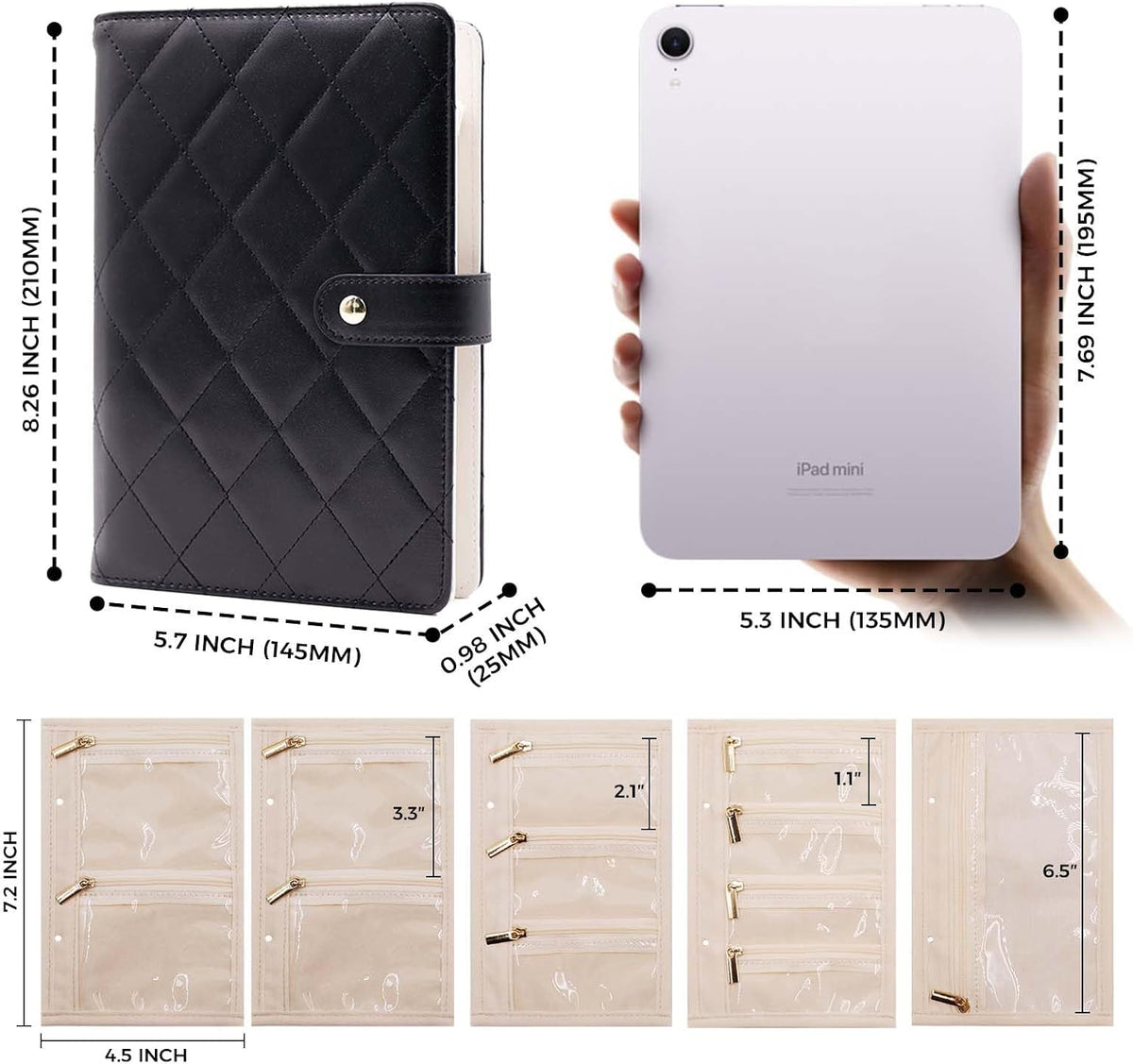Travel Jewelry Organizer Case, Portable Jewelry Organizers Storage
