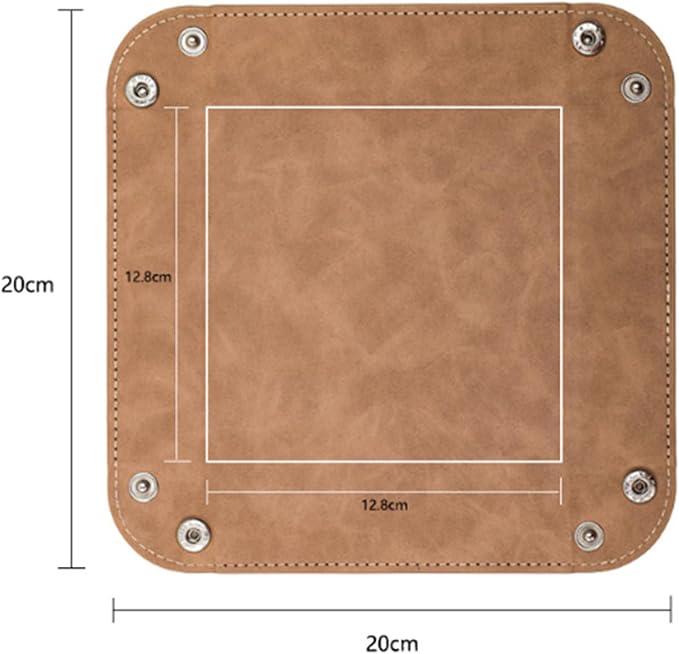 siduater Valet Tray Desktop Storage Organizer – Vegan Leather Catchall Bedside - Image 5