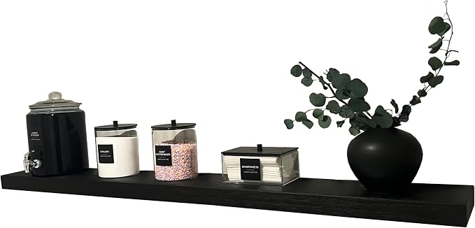 joelsantiques 72 Inch Wooden Floating Shelves by JoelsAntiques