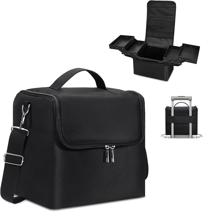 Large Makeup Carrying Train Case by DECINIEE+BEAUTY+CO.%2CLTD