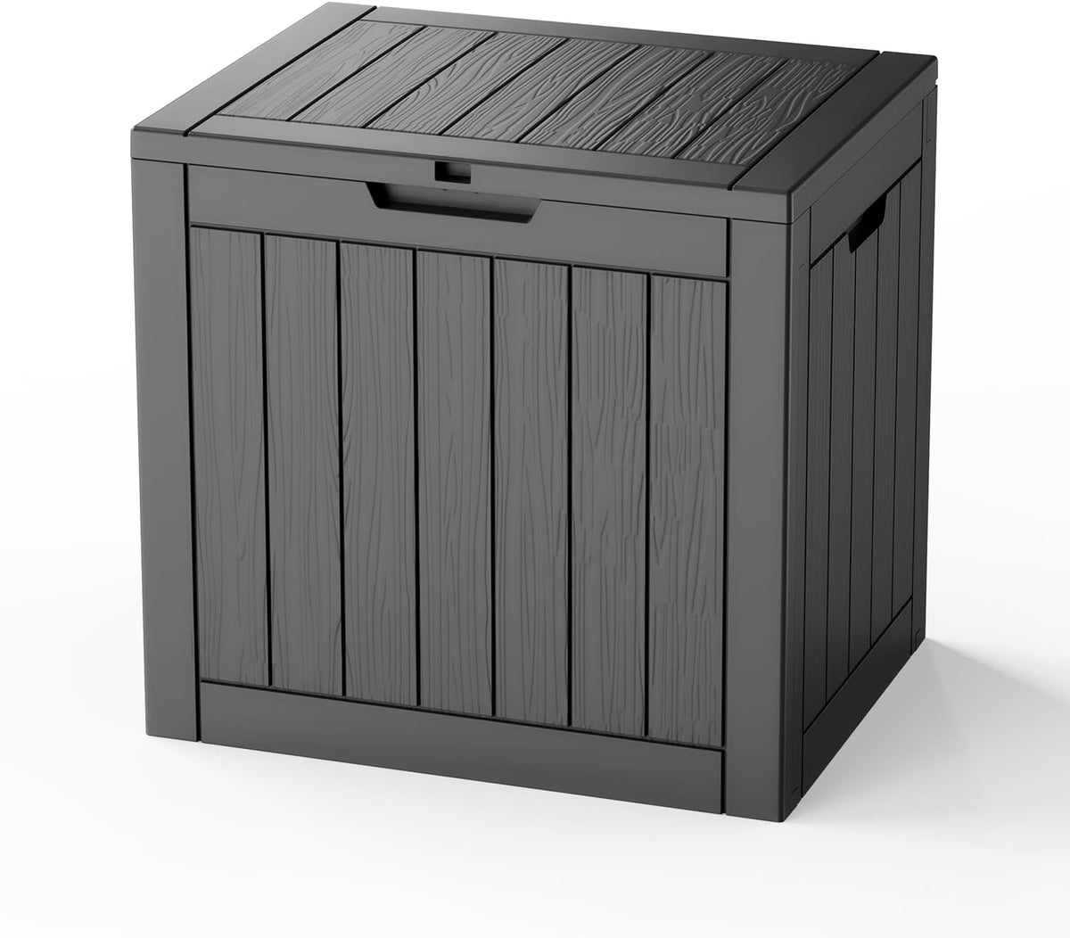 35 Gallon Outdoor Deck Box, Lockable Waterproof Outdoor Storage Boxes