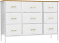 Wide TV Stand Modern TV Console, 9 Drawers Dresser by VASICAR
