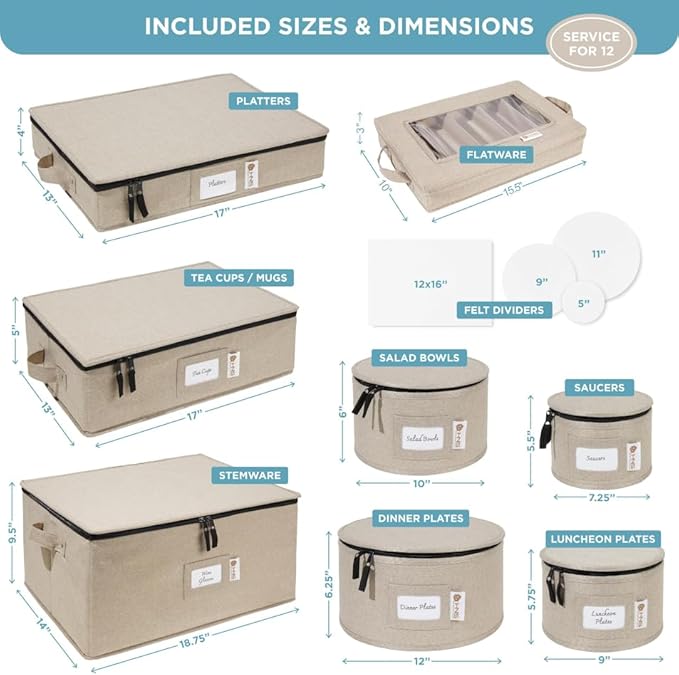 Hard Shell China Storage Containers 8-Piece Set Moving Boxes - Image 3