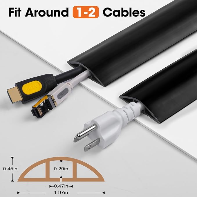 20 FT Floor Cord Cover, Cord Covers - Image 2