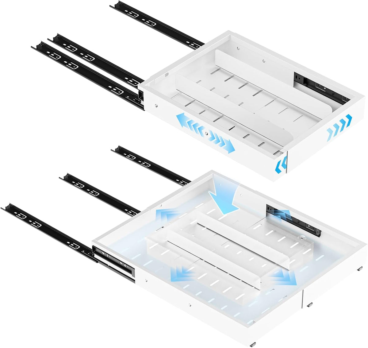 Pull Out Cabinet Organizer Expandable (12.4"-20.08")W &