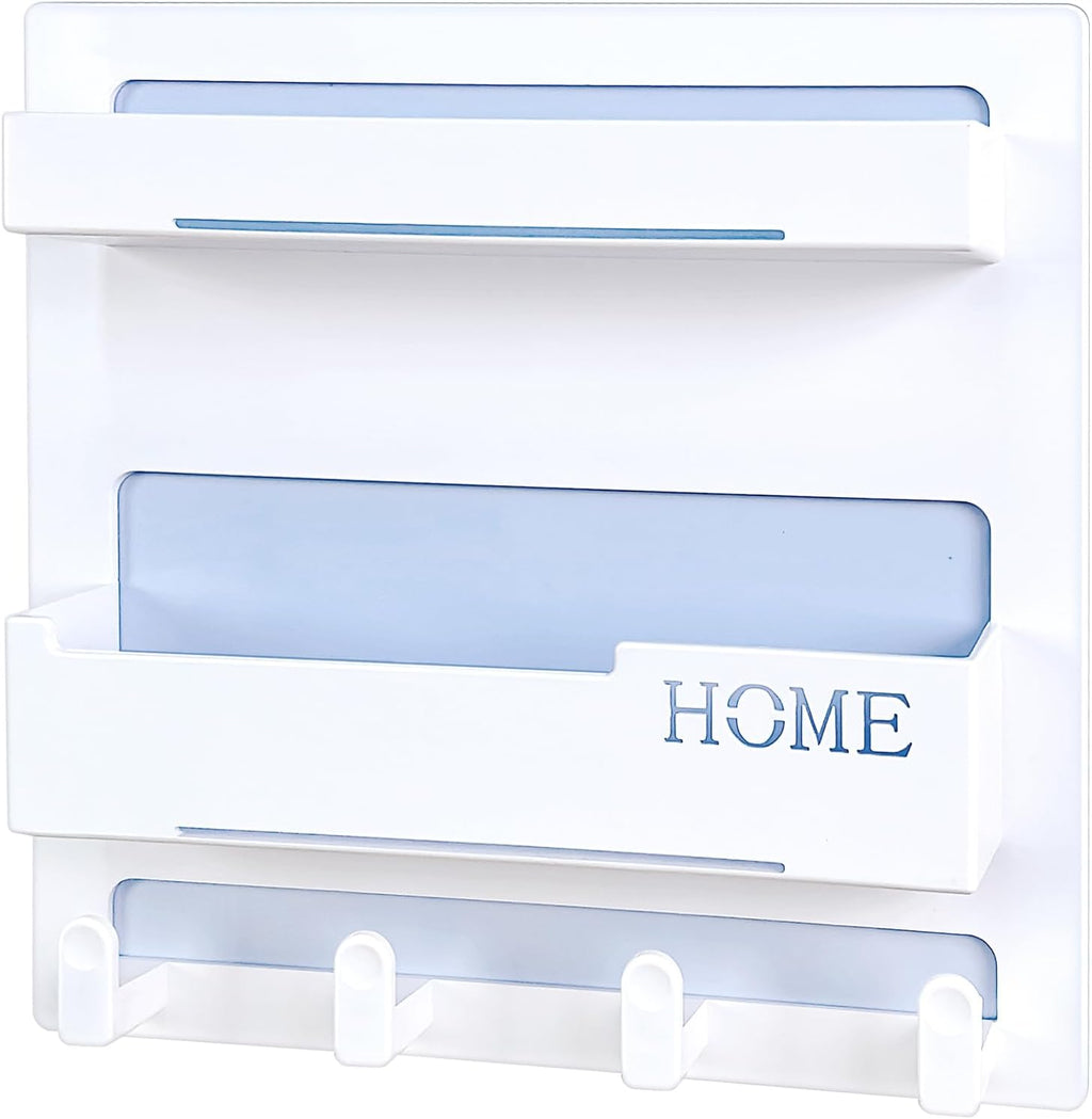 CHENYAOAI Bedside Shelf Accessories Organizer, Wall Mount Self Stick