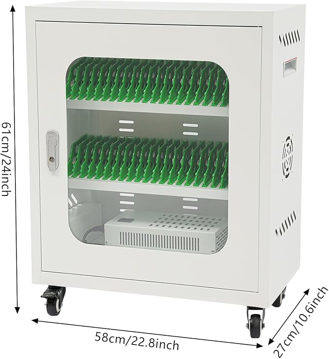 Mobile Phone Charging Cart Station, 40 Device Cell Phone Charging Station - Image 4