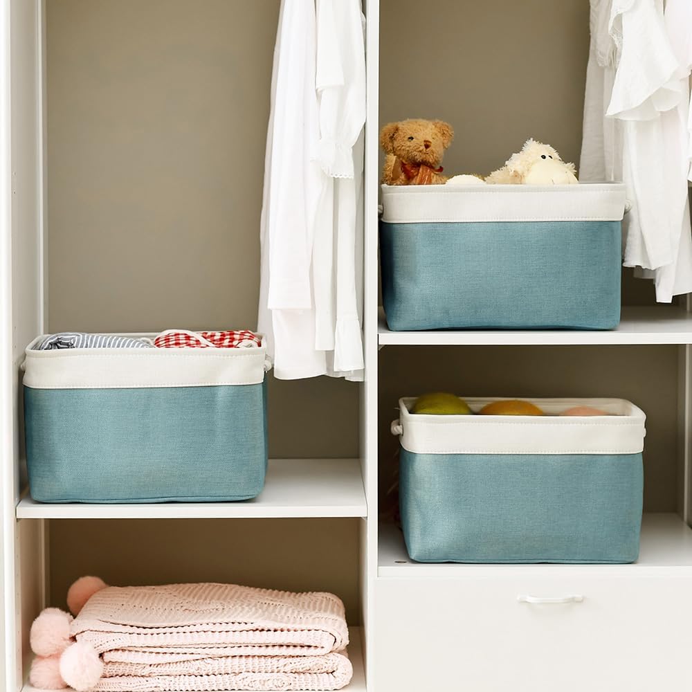 TcaFmac Organization and Storage Basket for Organizing - 16x12x12 inch