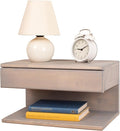 Floating Nightstand Side Accent or End Table by Woodches