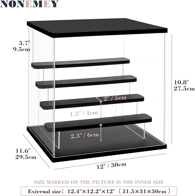 NONEMEY Clear Acrylic Display Case - Image 2