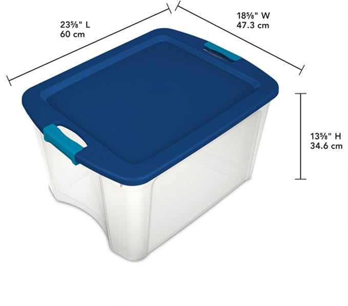 Sterilite 12-Pack Latch and Carry, 18 Gallon - Image 2