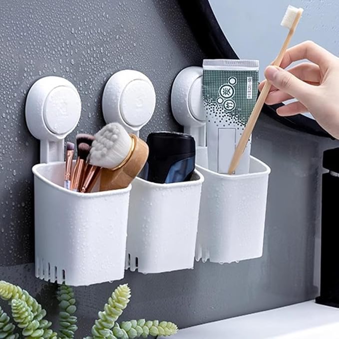 BESPORTBLE Strong Suction Cup Wall Toothbrush Holder - Image 3