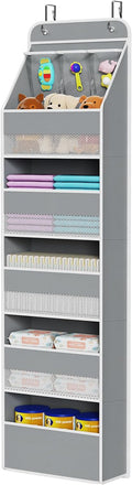 Univivi 6-Shelf Over Door Hanging Organizer Fabric Baby Door Storage by Univivi