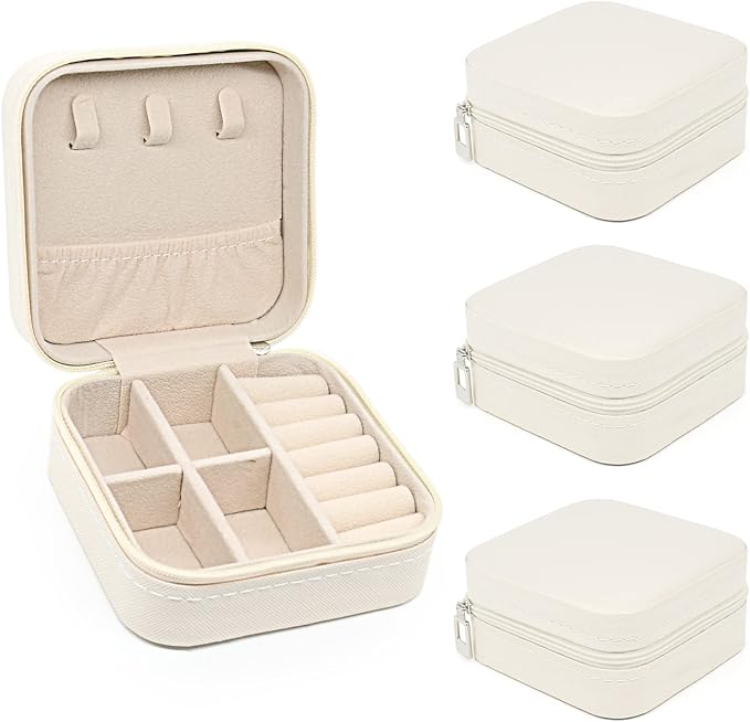 KEINE MARKE Small Jewelry Box, Travel Portable Jewelry Case - Image 9