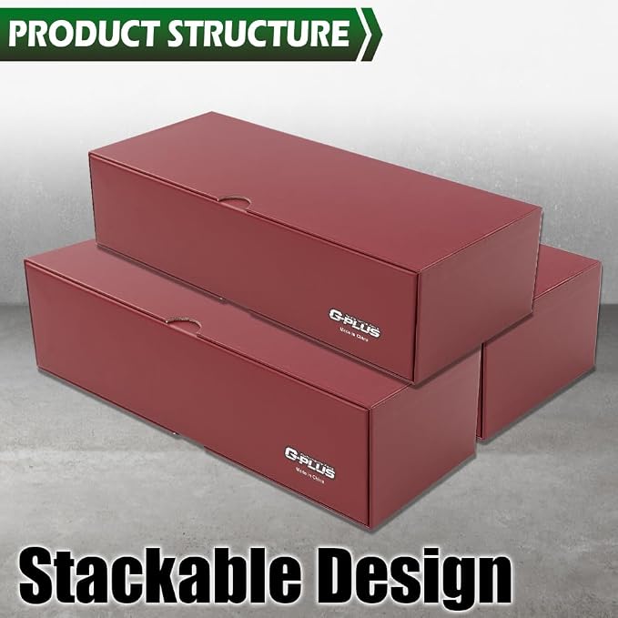 GRAND ORANGE Slotted Graded Card Boxes Slat Storage Boxes Red Hold 26 PSA - Image 4