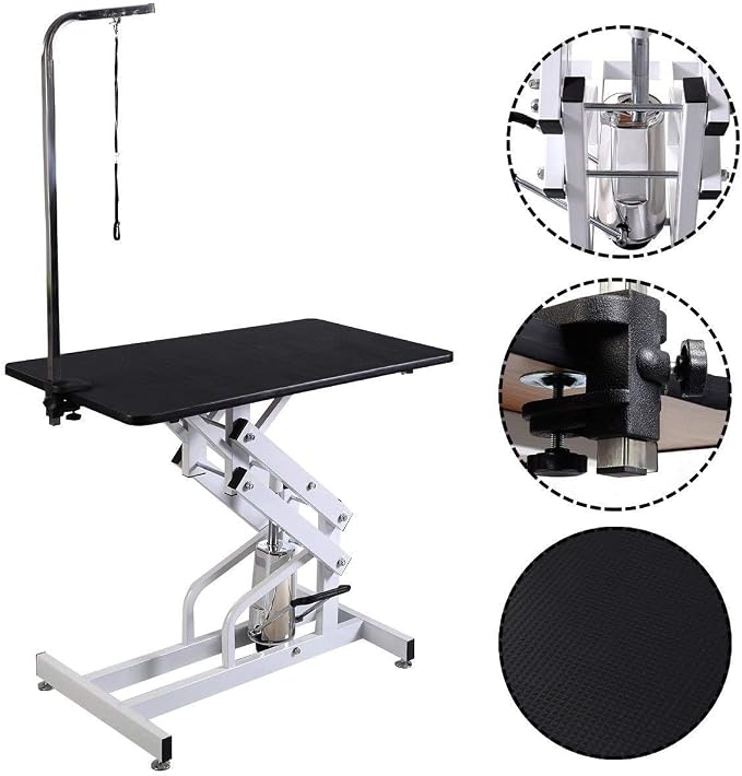 Hydraulic Dog Pet Grooming Table, 42 Inch Heavy Duty Z Lift Structure - Image 4