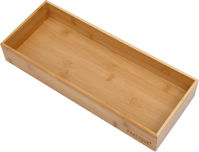 Bamboo Drawer Organizer by PRATIQUE
