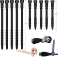 Silicone Zip Ties, Reusable Zip Ties, Rubber Cable Ties Straps by GELIAL