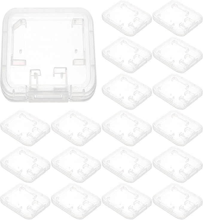 BESPORTBLE 24pcs 24pcs Transparent Memory Card Storage Case by BESPORTBLE