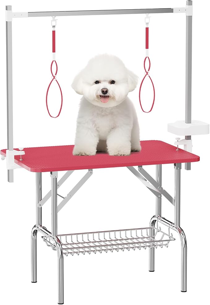 VFK 36''/47''Large Dog Grooming Table, Foldable Pet Station at Home, Dog by Unknown