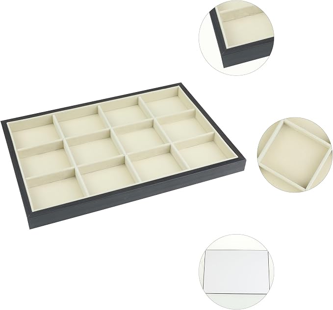 uxcell Velvet Jewelry Organizer Trays - Image 2