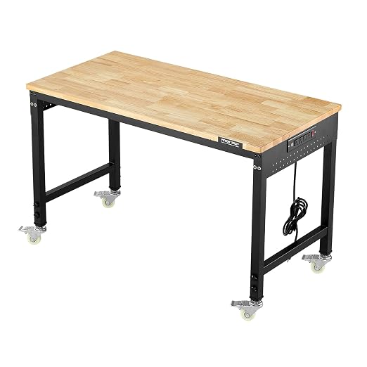 VEVOR Adjustable Workbench, 48-Inch Work Bench - Image 9