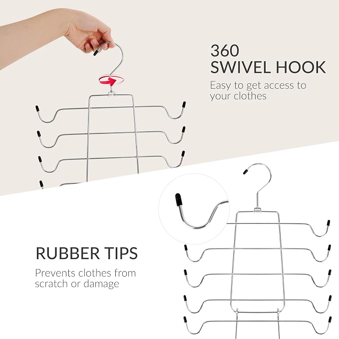 ZEDODIER 6 Pack Tank Top Hanger Space Saving, Bra Hangers - Image 7