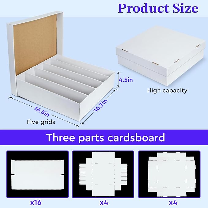 4 Pack Trading Card Storage Box - Image 2