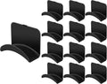 12 Pcs Headphone Wall Hangers Headset Holder Hooks, Black